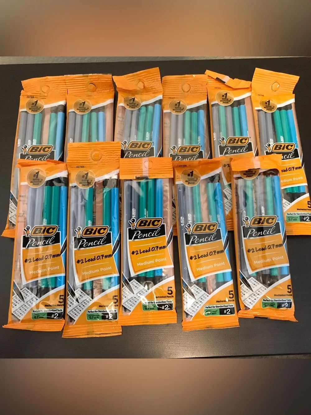 DISCONTINUED 11BIC Pencil Mechanical Pencil Multi-Packs in Teal and Gray - BIC